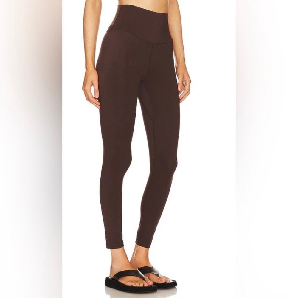 Varley Brown High-Waist Leggings